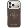 GUESS futerał do IPHONE 17 Pro GUHCP17L5PS4RGGW (PU FW Resin Logo) brązowy